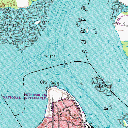 Topographic Map of Appomattox River, VA