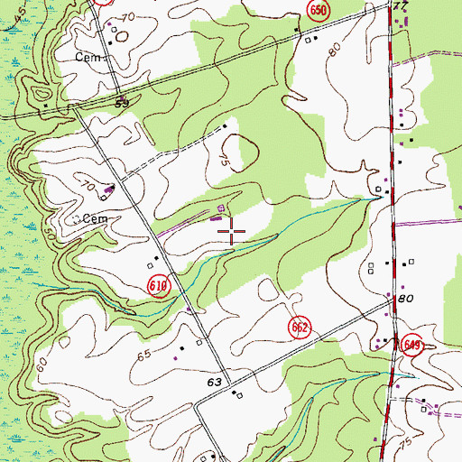 Topographic Map of Grasso Salvage Airport, VA