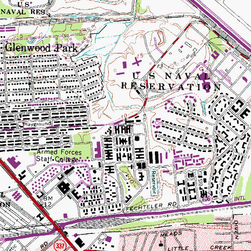Topographic Map of Cinclantflt Heliport, VA