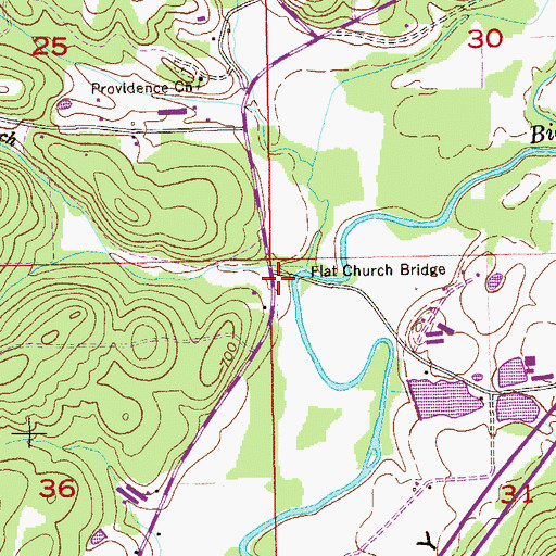 Topographic Map of Dark Hollow Branch, AL