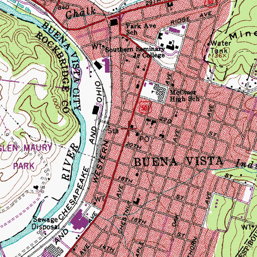 Topographic Map of Church of God, VA