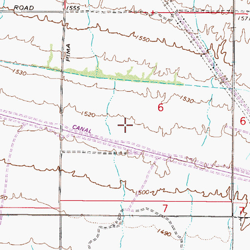 Topographic Map of Scottsdale Horsemens Park, AZ