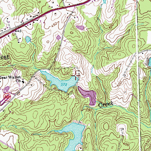 Topographic Map of Collins Dam, VA