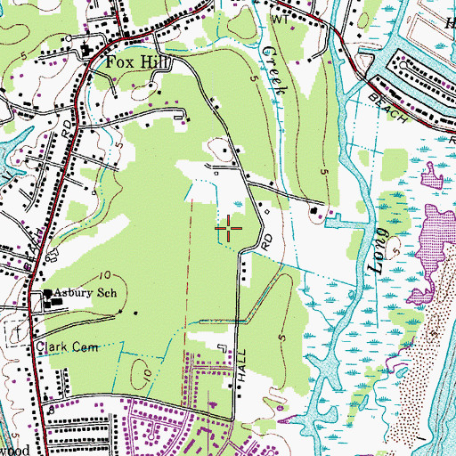 Topographic Map of WTAR-AM (Norfolk), VA