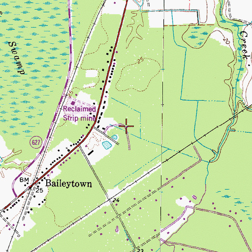 Topographic Map of WHRO-FM (Norfolk), VA