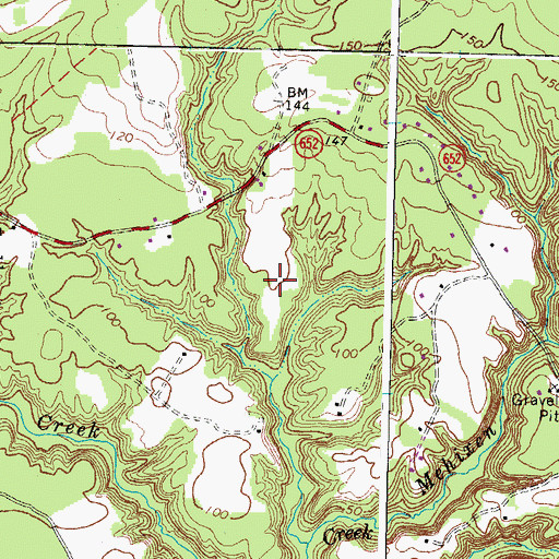 Topographic Map of WZXK-TV (Ashland), VA