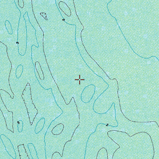 Topographic Map of Little Fox Island, VA