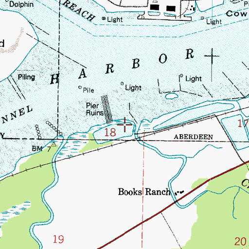 Topographic Map of Charley Creek, WA