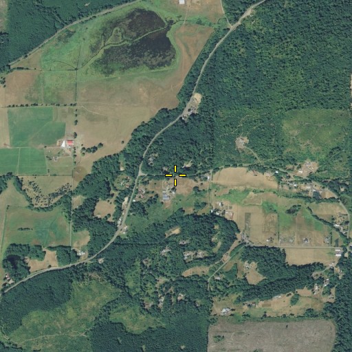 Aerial/Satellite Image of Aband School, WA