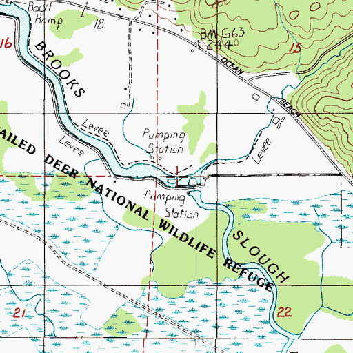 Topographic Map of Alger Creek, WA