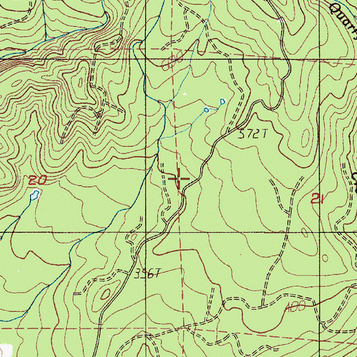 Topographic Map of Alger Truck Trail, WA