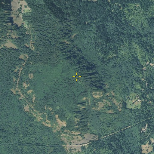 Aerial/Satellite Image of Archer Mountain, WA