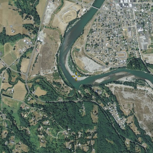 Aerial/Satellite Image of Arkansas Creek, WA