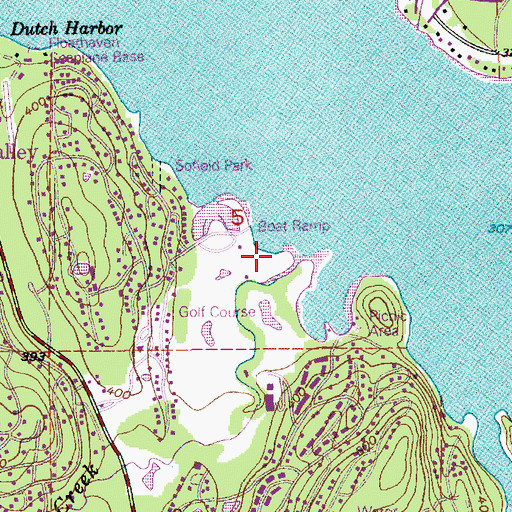 Topographic Map of Austin Creek, WA