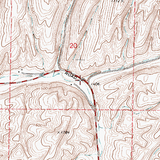 Topographic Map of Badger Hollow, WA