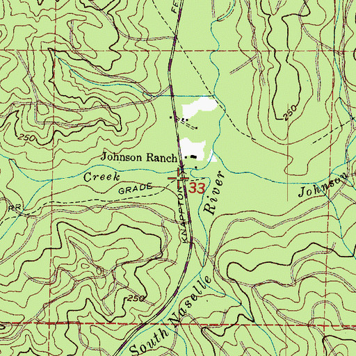 Topographic Map of Bean Creek, WA