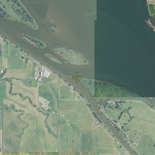 Aerial/Satellite Image of Bernie Slough, WA