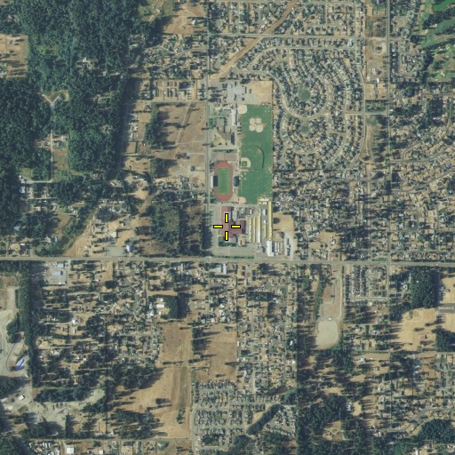 Aerial/Satellite Image of Bethel High School, WA