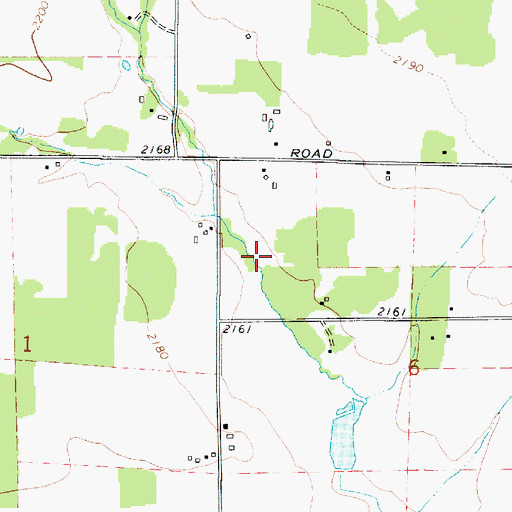 Topographic Map of Big Foot Valley, WA