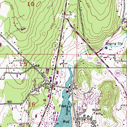 Topographic Map of Big Valley, WA