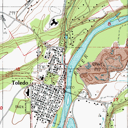 Topographic Map of Bill Creek, WA
