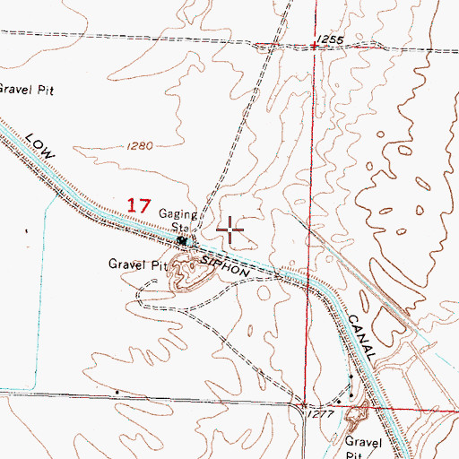 Topographic Map of Black Rock Coulee, WA