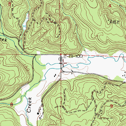Topographic Map of Bloomquist Creek, WA