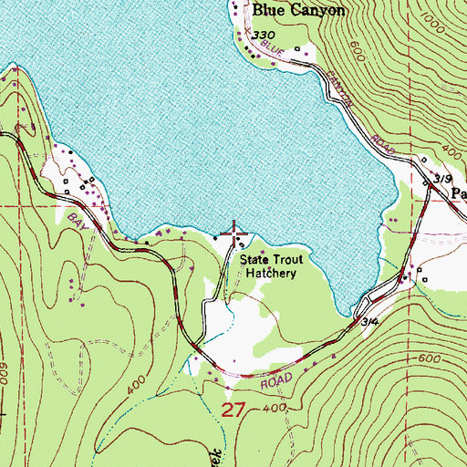 Topographic Map of Brannian Creek, WA