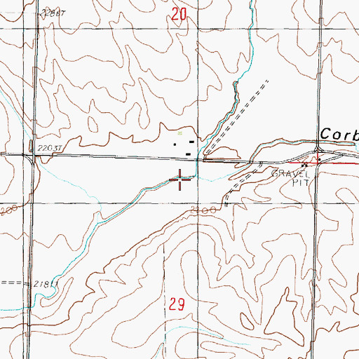 Topographic Map of Broadax Draw, WA