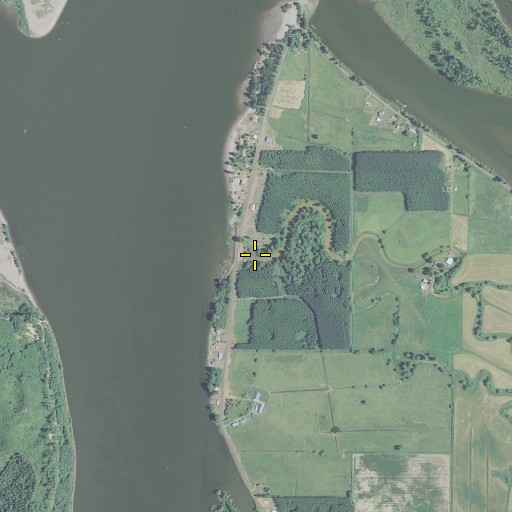 Aerial/Satellite Image of Brown Slough, WA