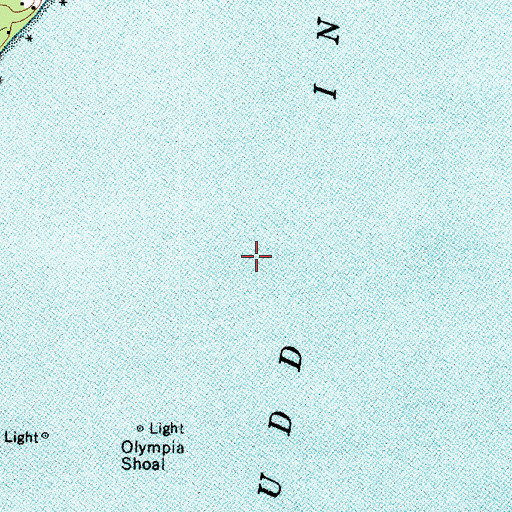 Topographic Map of Budd Inlet, WA