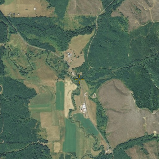 Aerial/Satellite Image of Bull Pen Creek, WA
