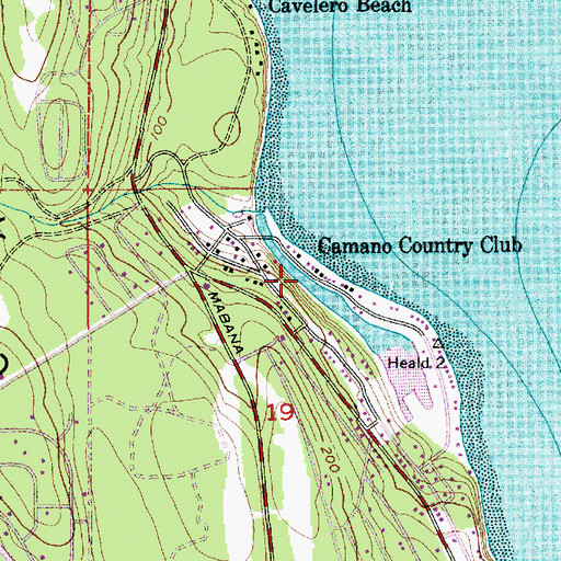 Topographic Map of Camano Country Club, WA