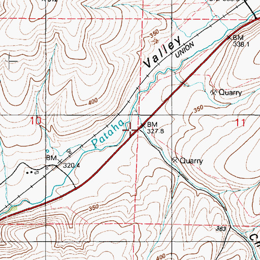 Topographic Map of Chard Gulch, WA