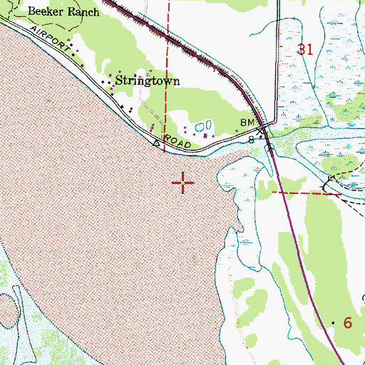 Topographic Map of Chinook River, WA