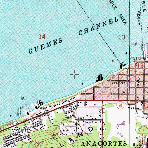 Topographic Map of City of Seattle Rock, WA