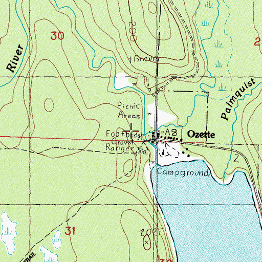 Topographic Map of Coal Creek, WA