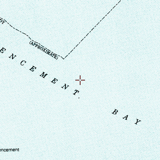 Topographic Map of Commencement Bay, WA