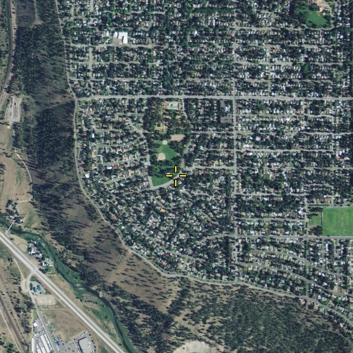 Aerial/Satellite Image of Comstock School, WA