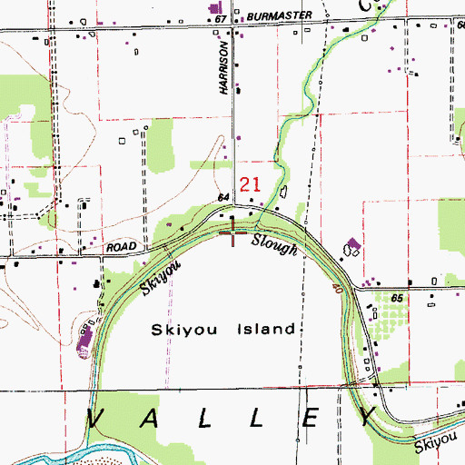 Topographic Map of Coal Creek, WA
