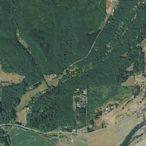 Aerial/Satellite Image of Coon Creek, WA