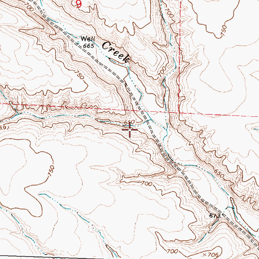 Topographic Map of Coyote Canyon, WA