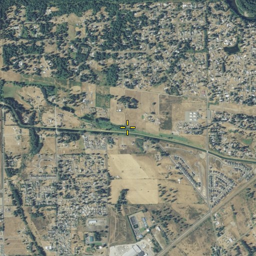 Aerial/Satellite Image of Crystal Spring, WA