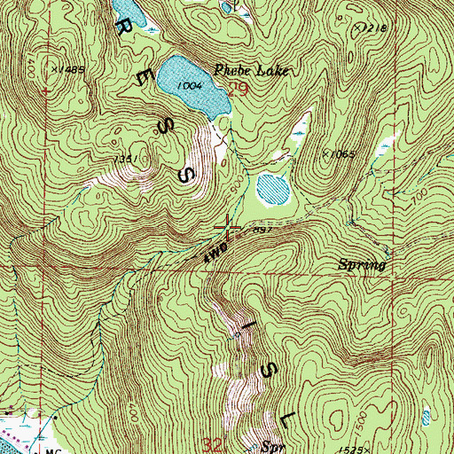 Topographic Map of Cypress Island, WA