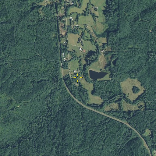 Aerial/Satellite Image of Davis Creek, WA