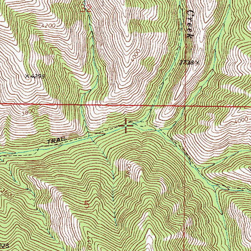 Topographic Map of Deadman Creek, WA