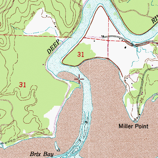 Topographic Map of Deep River, WA