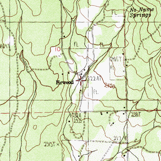 Topographic Map of Devils Canyon, WA