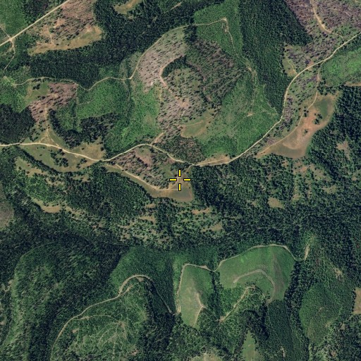 Aerial/Satellite Image of Devils Eyebrow, WA