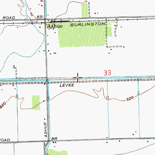 Topographic Map of Drain 3, WA